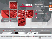 Tablet Screenshot of hash.com.pl